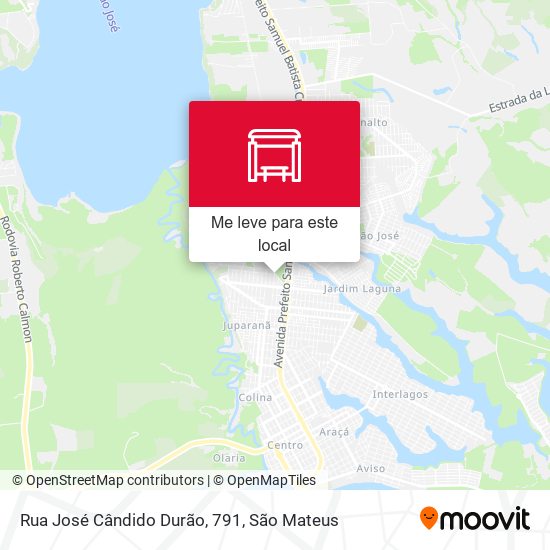 Rua José Cândido Durão, 791 mapa