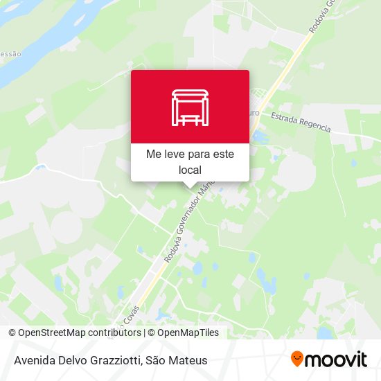 Avenida Delvo Grazziotti mapa