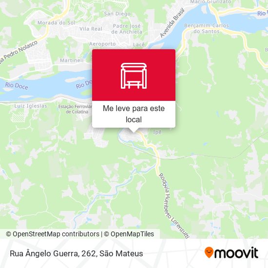 Rua Ângelo Guerra, 262 mapa