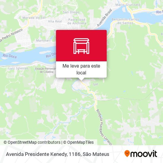 Avenida Presidente Kenedy, 1186 mapa