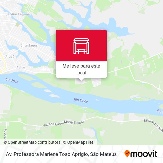 Av. Professora Marlene Toso Aprígio mapa