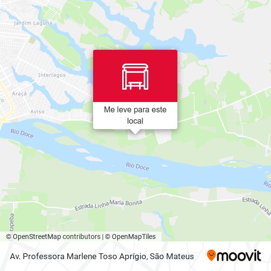 Av. Professora Marlene Toso Aprígio mapa