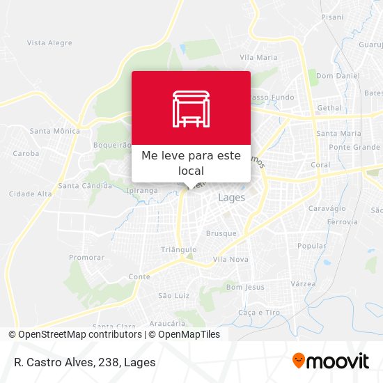 R. Castro Alves, 238 mapa