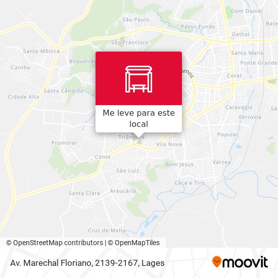 Av. Marechal Floriano, 2139-2167 mapa