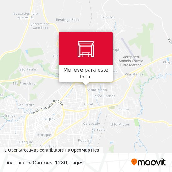 Av. Luís De Camões, 1280 mapa