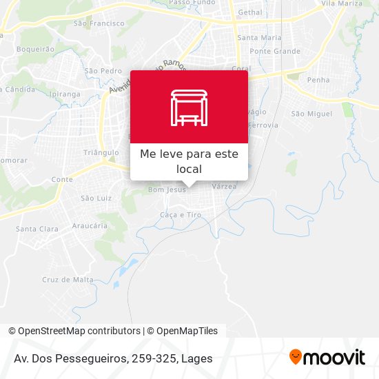 Av. Dos Pessegueiros, 259-325 mapa