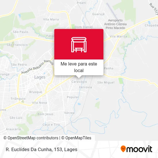 R. Euclídes Da Cunha, 153 mapa