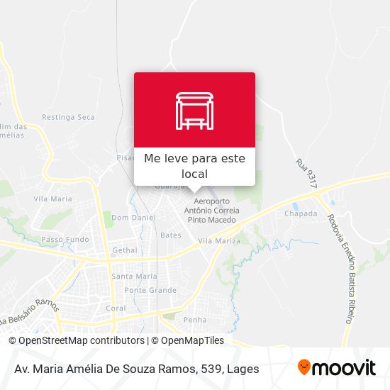 Av. Maria Amélia De Souza Ramos, 539 mapa