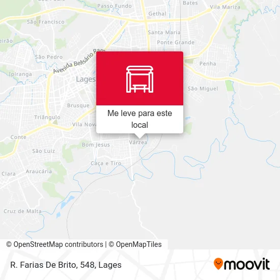 R. Farias De Brito, 548 mapa