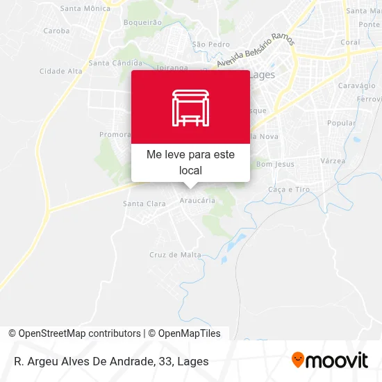 R. Argeu Alves De Andrade, 33 mapa