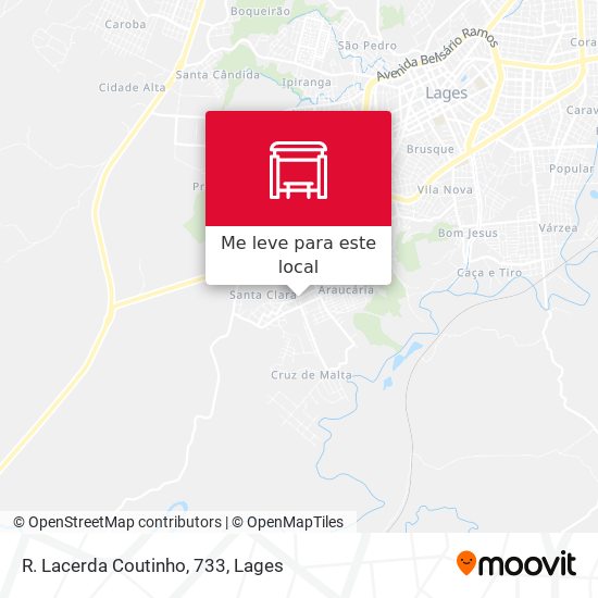R. Lacerda Coutinho, 733 mapa