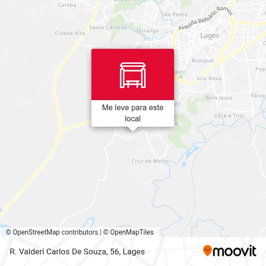 R. Valderi Carlos De Souza, 56 mapa