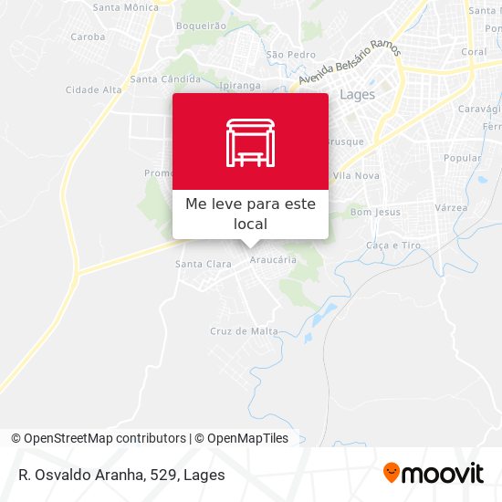 R. Osvaldo Aranha, 529 mapa