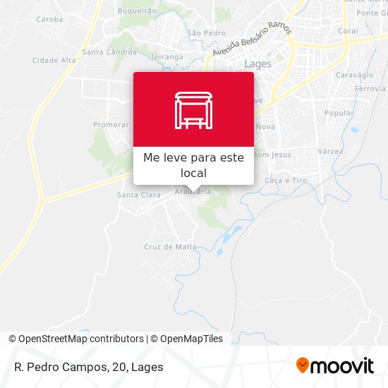 R. Pedro Campos, 20 mapa