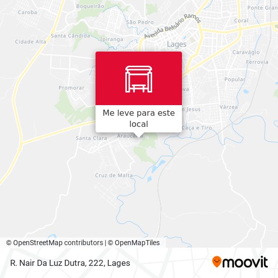 R. Nair Da Luz Dutra, 222 mapa