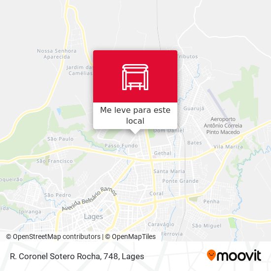 R. Coronel Sotero Rocha, 748 mapa