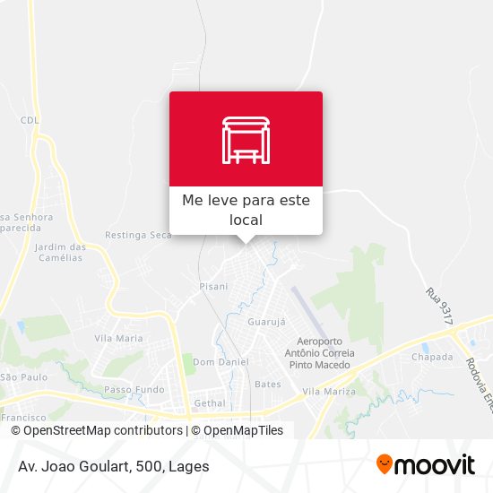 Av. Joao Goulart, 500 mapa