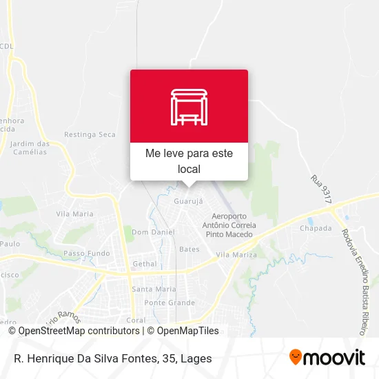 R. Henrique Da Silva Fontes, 35 mapa