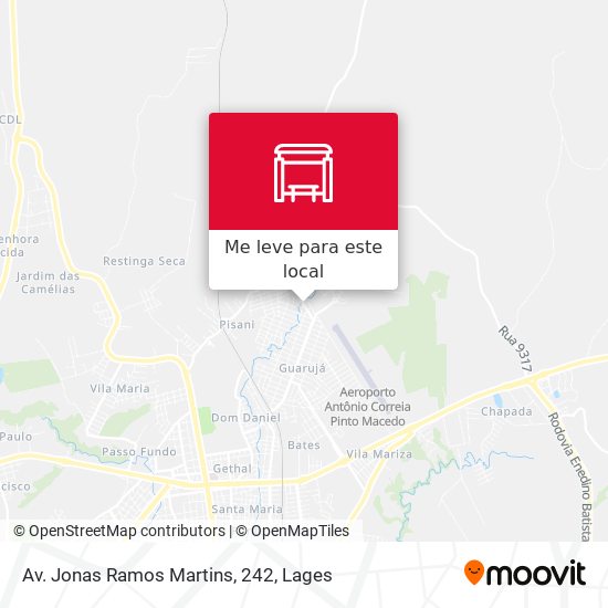 Av. Jonas Ramos Martins, 242 mapa