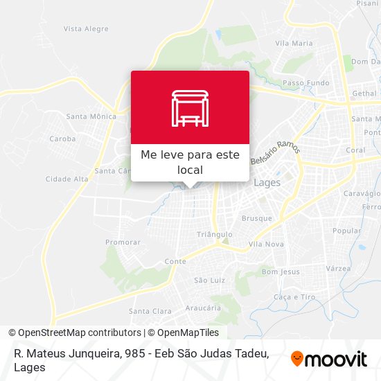 R. Mateus Junqueira, 985 - Eeb São Judas Tadeu mapa