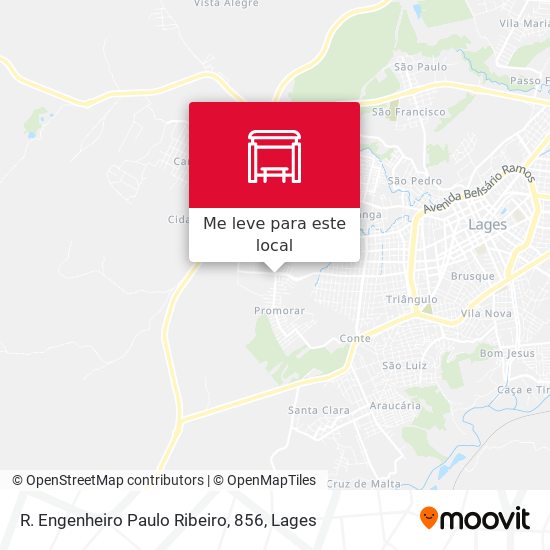 R. Engenheiro Paulo Ribeiro, 856 mapa