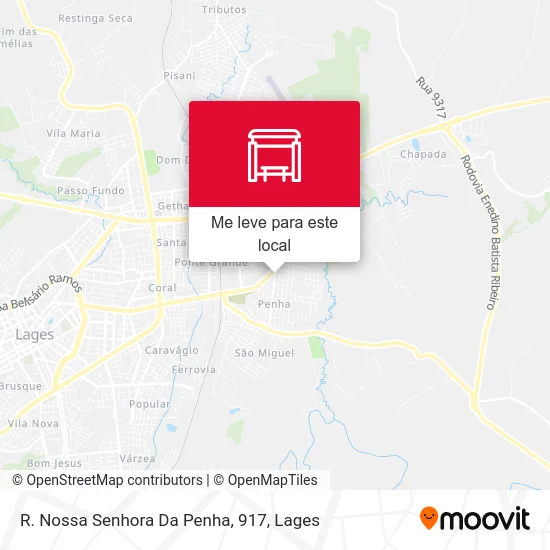 R. Nossa Senhora Da Penha, 917 mapa