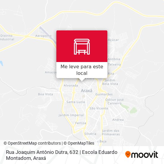 Rua Joaquim Antônio Dutra, 632 | Escola Eduardo Montadom mapa