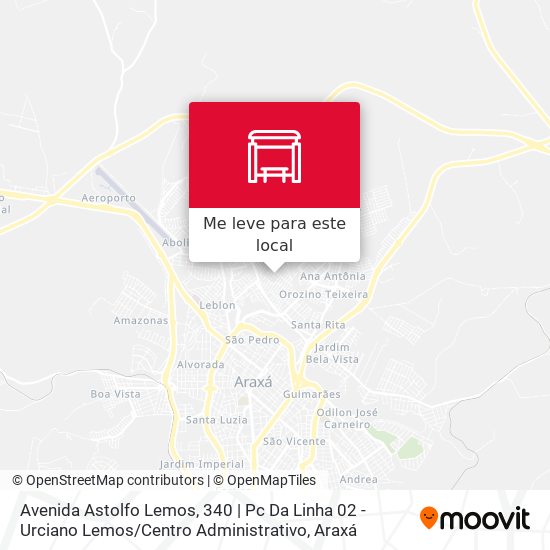 Avenida Astolfo Lemos, 340 | Pc Da Linha 02 - Urciano Lemos / Centro Administrativo mapa