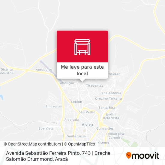 Avenida Sebastião Ferreira Pinto, 743 | Creche Salomão Drummond mapa