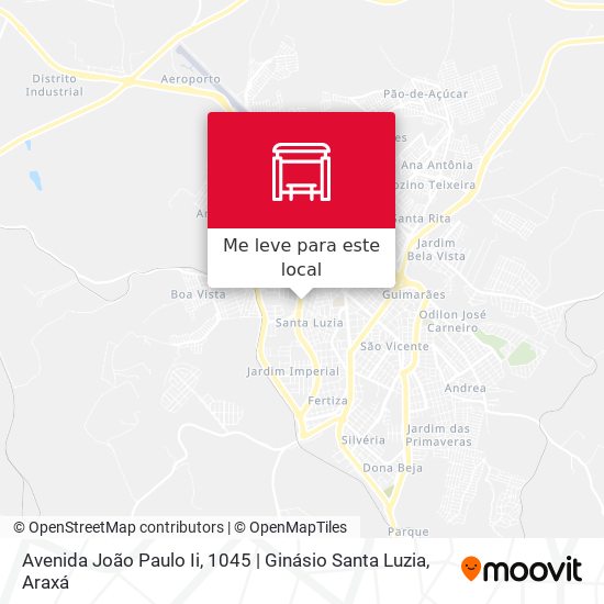 Avenida João Paulo Ii, 1045 | Ginásio Santa Luzia mapa