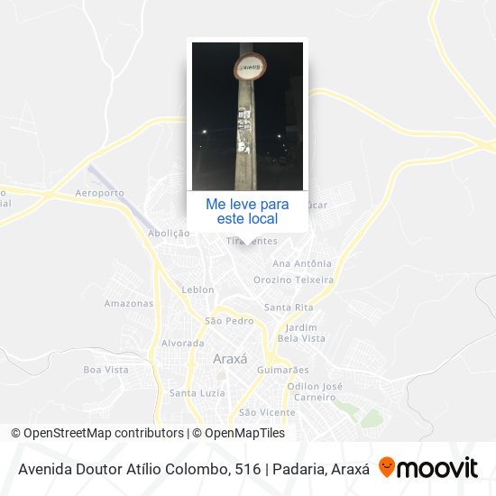 Avenida Doutor Atílio Colombo, 516 | Padaria mapa