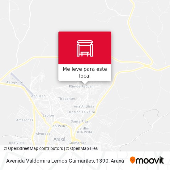 Avenida Valdomira Lemos Guimarães, 1390 mapa