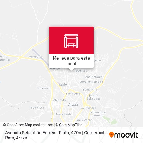 Avenida Sebastião Ferreira Pinto, 470a | Comercial Rafa mapa