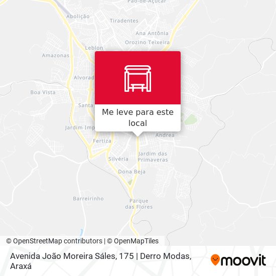 Avenida João Moreira Sáles, 175 | Derro Modas mapa