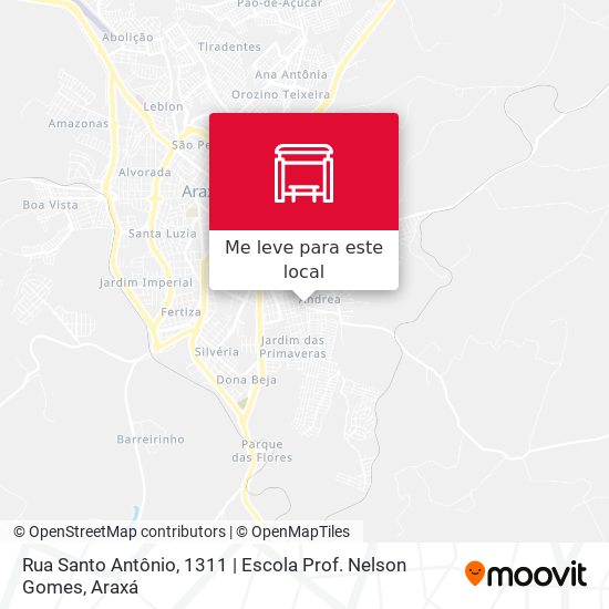 Rua Santo Antônio, 1311 | Escola Prof. Nelson Gomes mapa