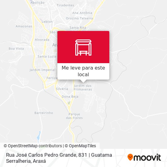 Rua José Carlos Pedro Grande, 831 | Guatama Serralheria mapa