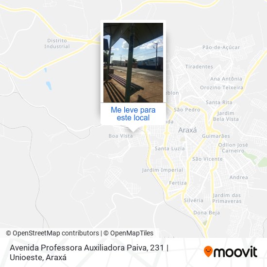 Avenida Professora Auxiliadora Paiva, 231 | Unioeste mapa