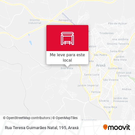 Rua Teresa Guimarães Natal, 195 mapa