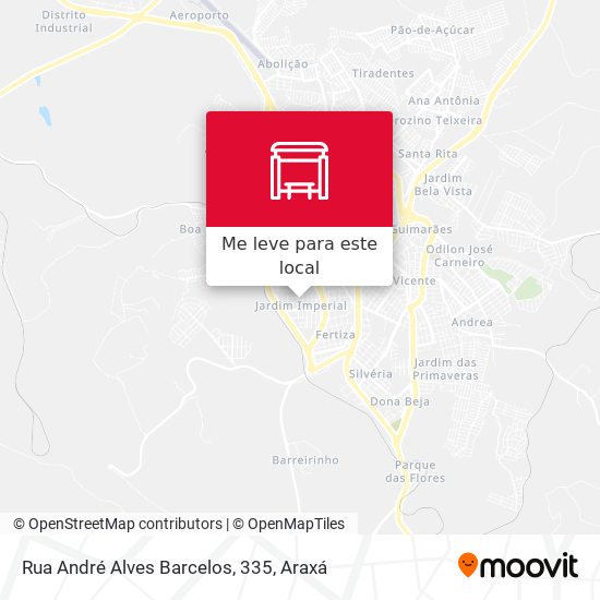 Rua André Alves Barcelos, 335 mapa
