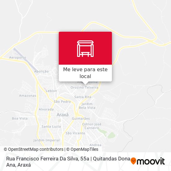 Rua Francisco Ferreira Da Silva, 55a | Quitandas Dona Ana mapa