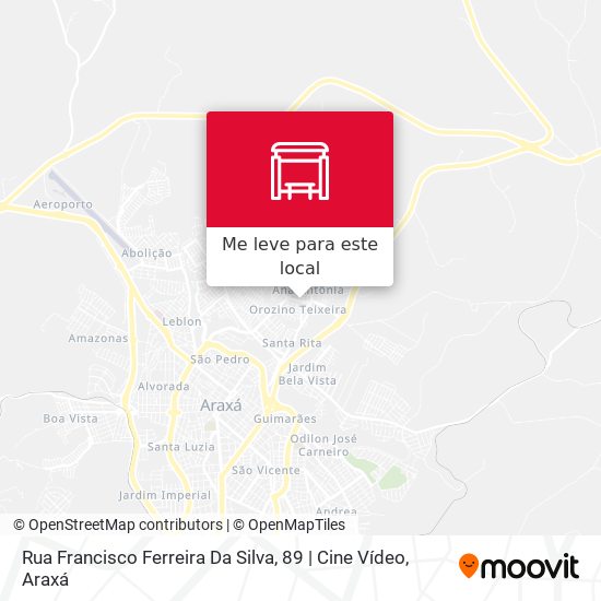 Rua Francisco Ferreira Da Silva, 89 | Cine Vídeo mapa