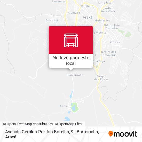 Avenida Geraldo Porfírio Botelho, 9 | Barreirinho mapa