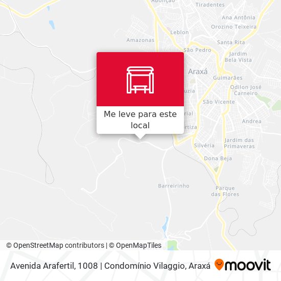 Avenida Arafertil, 1008 | Condomínio Vilaggio mapa