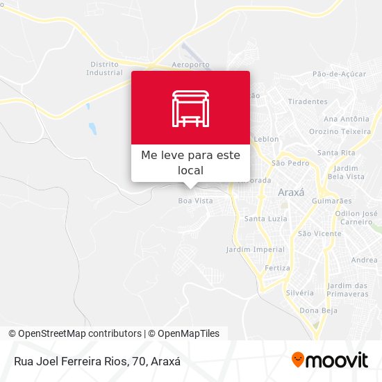 Rua Joel Ferreira Rios, 70 mapa