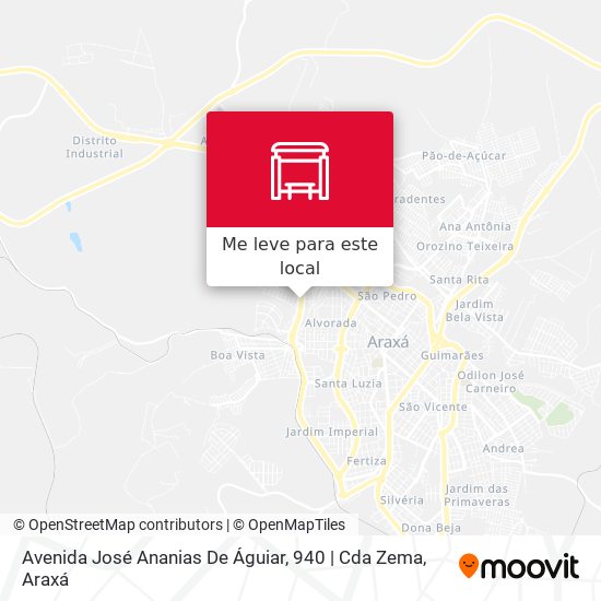 Avenida José Ananias De Águiar, 940 | Cda Zema mapa