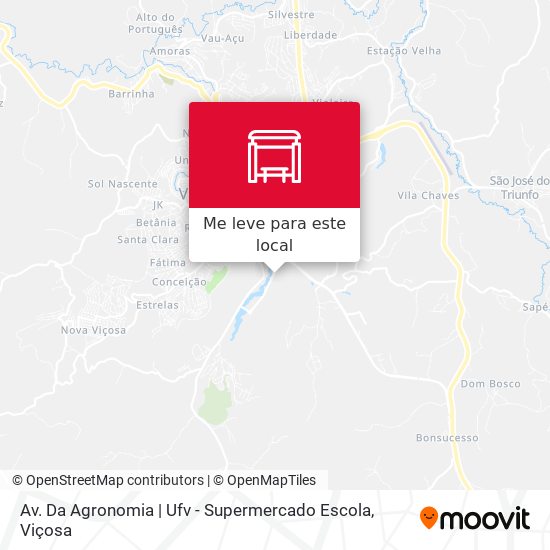 Av. Da Agronomia | Ufv - Supermercado Escola mapa