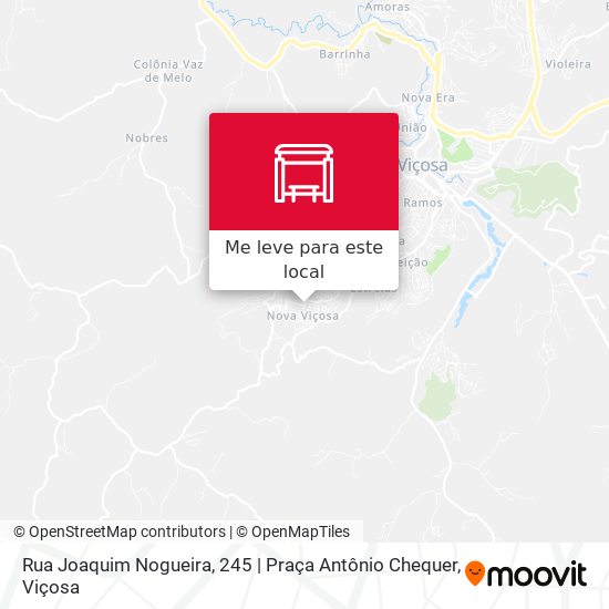 Rua Joaquim Nogueira, 245 | Praça Antônio Chequer mapa