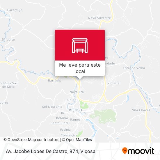 Av. Jacobe Lopes De Castro, 974 mapa