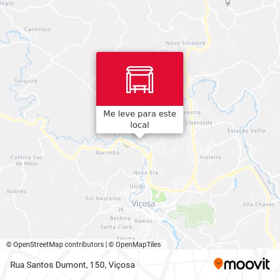 Rua Santos Dumont, 150 mapa