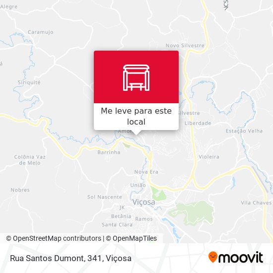Rua Santos Dumont, 341 mapa